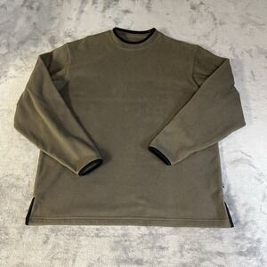 Woolrich Polyester Crewneck Men's M Dark Mushroom Pullover 1389 Outdoor Workwear